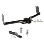 Trailer Tow Hitch For 10-16 Cadillac SRX Receiver w/ 1-7/8" and 2" Ball