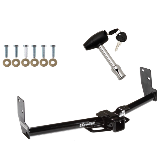 Trailer Tow Hitch For 10-16 Cadillac SRX w/ Security Lock Pin Key