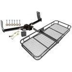 Trailer Tow Hitch For 10-16 Cadillac SRX Basket Cargo Carrier Platform Hitch Lock and Cover