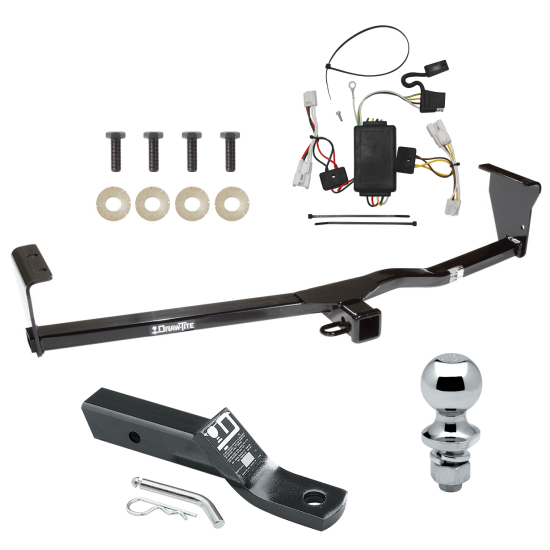 Trailer Tow Hitch For 10-12 Hyundai Santa Fe Complete Package w/ Wiring and 1-7/8" Ball