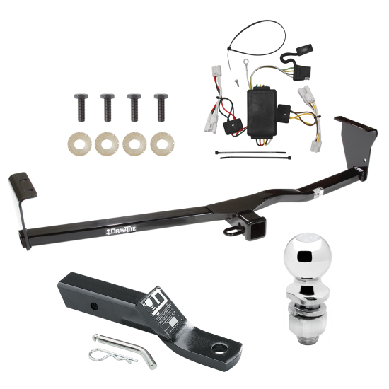 Trailer Tow Hitch For 10-12 Hyundai Santa Fe Complete Package w/ Wiring and 2" Ball