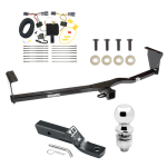Trailer Tow Hitch For 11-13 KIA Sorento 4 Cyl. I4 Complete Package w/ Wiring and 2" Ball