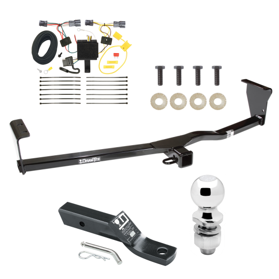 Trailer Tow Hitch For 11-13 KIA Sorento 4 Cyl. I4 Complete Package w/ Wiring and 2" Ball