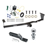 Trailer Tow Hitch For 11-13 KIA Sorento SX V6 without Factory Tow Package w/ Wiring and 1-7/8" Ball