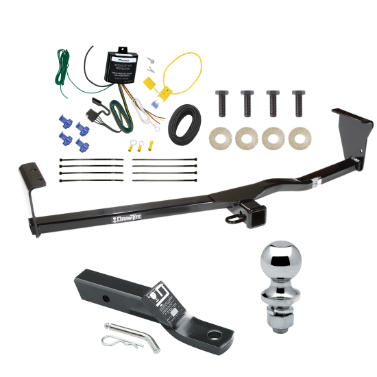Trailer Tow Hitch For 11-13 KIA Sorento SX V6 without Factory Tow Package w/ Wiring and 1-7/8" Ball