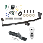 Trailer Tow Hitch For 11-13 KIA Sorento SX V6 without Factory Tow Package w/ Wiring and 2" Ball