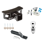 Trailer Tow Hitch For 10-21 Lexus GX460 Complete Package w/ Wiring and 2" Ball