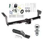 Trailer Tow Hitch For 08-15 Land Rover LR2 Complete Package w/ Wiring and 1-7/8" Ball