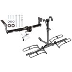 Trailer Tow Hitch For 08-15 Land Rover LR2 Platform Style 2 Bike Rack w/ Anti Rattle Hitch Lock