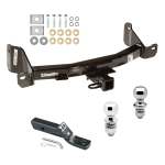 Trailer Tow Hitch For 09-14 Ford F-150 Receiver w/ 1-7/8" and 2" Ball