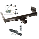 Trailer Tow Hitch For 11-13 Jeep Grand Cherokee Complete Package w/ Wiring and 1-7/8" Ball