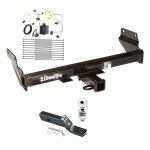 Trailer Tow Hitch For 14-21 Jeep Grand Cherokee 22-23 WK Complete Package w/ Wiring and 2" Ball
