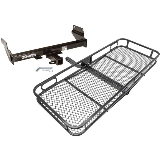 Trailer Tow Hitch For 11-21 Jeep Grand Cherokee 22-23 WK Basket Cargo Carrier Platform w/ Hitch Pin