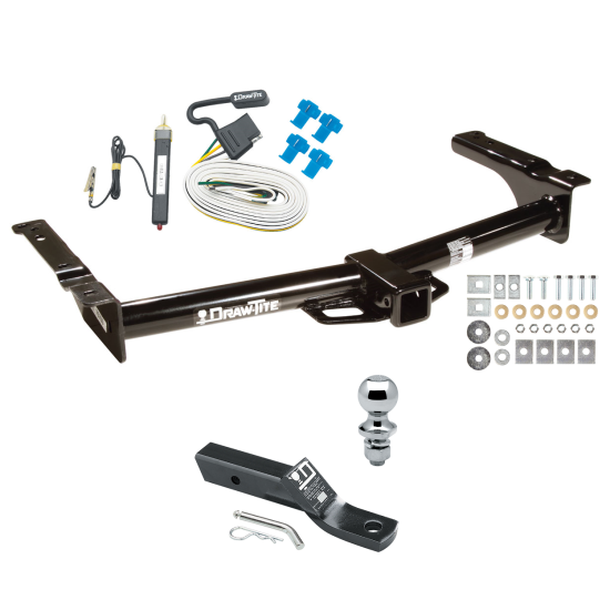 Trailer Tow Hitch For 75-91 03-07 Ford Van E100 E150 E250 E350 Complete Package w/ Wiring and 1-7/8" Ball