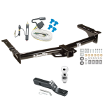 Trailer Tow Hitch For 75-91 03-07 Ford Van E100 E150 E250 E350 Complete Package w/ Wiring and 2" Ball
