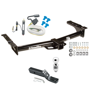 Trailer Tow Hitch For 75-91 03-07 Ford Van E100 E150 E250 E350 Complete Package w/ Wiring and 2" Ball