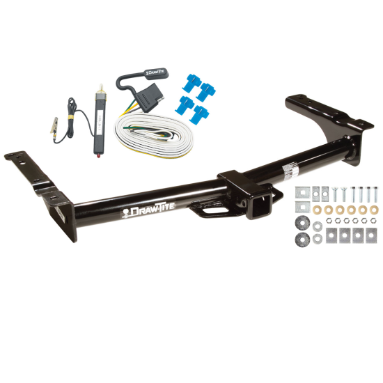 Trailer Tow Hitch For 75-14 Ford Van E-150 E-250 E-350 w/ Wiring Harness Kit