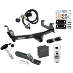 Trailer Tow Hitch For 11-14 Chevy GMC Silverado Sierra 2500 3500 HD Deluxe Package Wiring 2" Ball and Lock