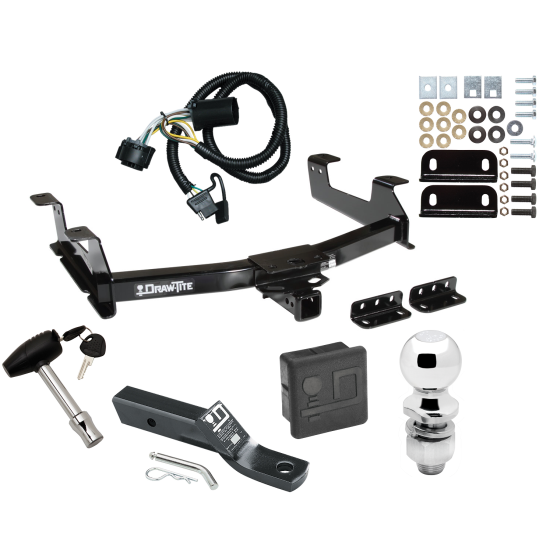 Trailer Tow Hitch For 11-14 Chevy GMC Silverado Sierra 2500 3500 HD Deluxe Package Wiring 2" Ball and Lock