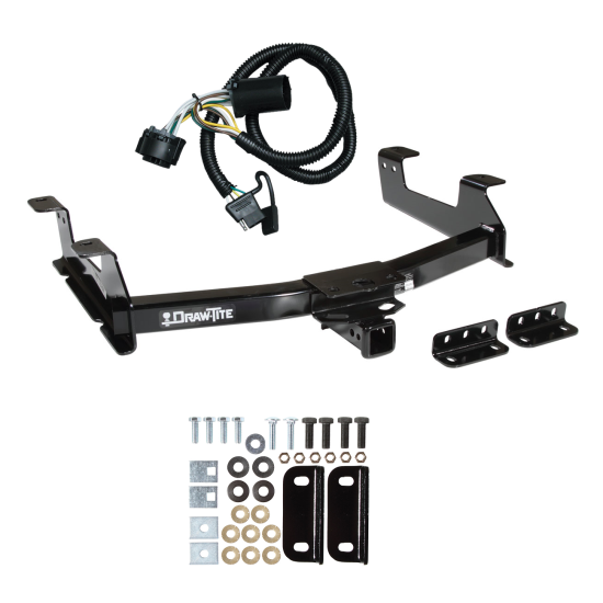 Trailer Tow Hitch For 11-14 Chevy GMC Silverado Sierra 2500 3500 HD w/ Wiring Harness Kit