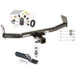 Trailer Tow Hitch For 07-10 Jeep Compass 07 Patriot Complete Package w/ Wiring and 2" Ball