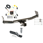 Trailer Tow Hitch For 11-17 Jeep Compass Complete Package w/ Wiring and 1-7/8" Ball