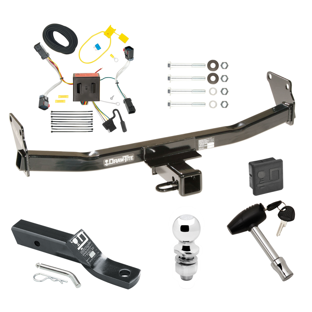 Trailer Tow Hitch For 11-17 Jeep Compass Deluxe Package Wiring 2