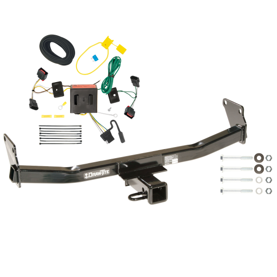 Trailer Tow Hitch For 08-17 Jeep Patriot w/ Wiring Harness Kit