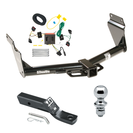 Trailer Tow Hitch For 11-13 Dodge Durango Complete Package w/ Wiring and 1-7/8" Ball