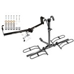 Trailer Tow Hitch For 11-17 Nissan Quest Platform Style 2 Bike Rack w/ Anti Rattle Hitch Lock