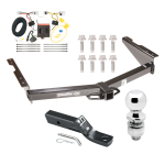 Trailer Tow Hitch For 12-22 Nissan NV1500 NV2500 NV3500 Complete Package w/ Wiring and 2" Ball