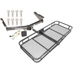 Trailer Hitch For 12-22 Nissan NV1500 NV2500 NV3500 Basket Cargo Carrier Platform Hitch Lock and Cover