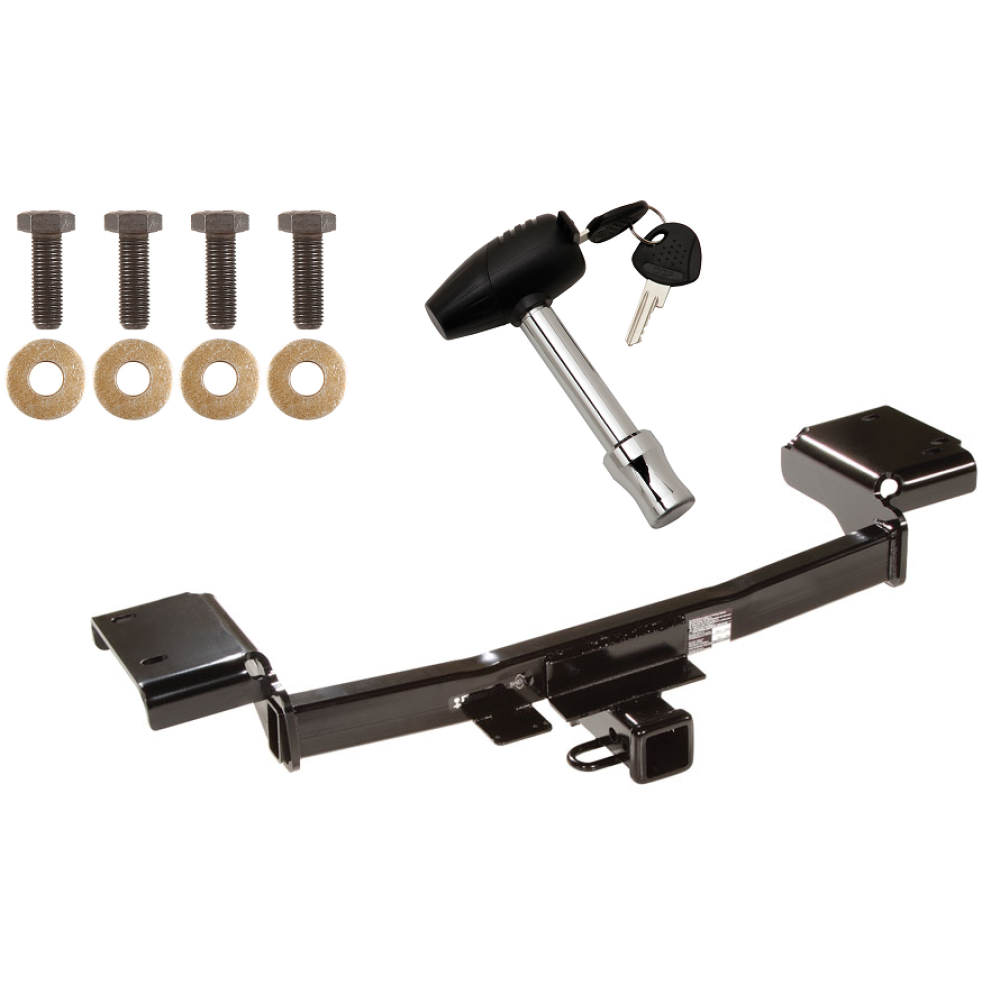 Trailer Tow Hitch For 10-15 Hyundai Tucson 11-16 Kia Sportage w/ Security Lock Pin Key