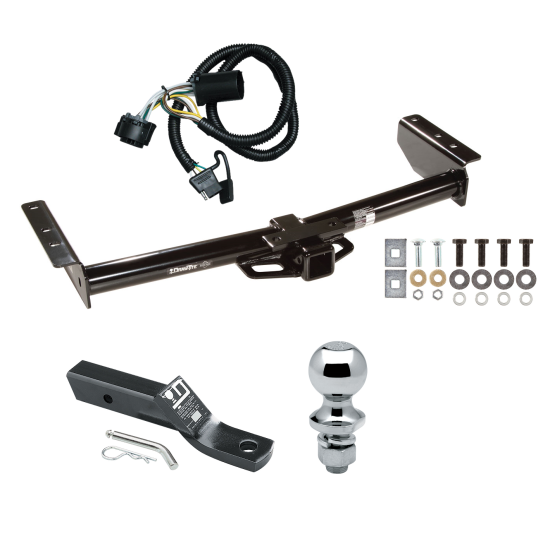 Trailer Tow Hitch For 00-06 Chevy GMC Tahoe Yukon XL Denali Suburban 1500 2500 Complete Package w/ Wiring and 1-7/8" Ball