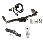 Trailer Tow Hitch For 00-06 Chevy GMC Tahoe Yukon XL Denali Suburban 1500 2500 Complete Package w/ Wiring and 2" Ball