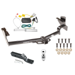 Trailer Tow Hitch For 08-13 Toyota Highlander Complete Package w/ Wiring and 2" Ball