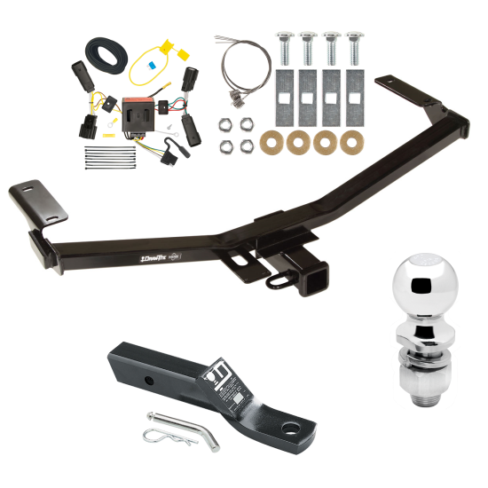 Trailer Tow Hitch For 11-14 Ford Edge Sport Complete Package w/ Wiring and 2" Ball