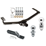 Trailer Tow Hitch For 11-14 Ford Edge Sport Receiver w/ 1-7/8" and 2" Ball