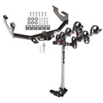 Trailer Tow Hitch For 97-03 Ford F150 2004 Heritage 97-07 F250 F350 w/ 4 Bike Carrier Rack