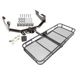 Trailer Tow Hitch For 97-03 Ford F150 2004 Heritage 97-07 F250 F350 Basket Cargo Carrier Platform Hitch Lock and Cover