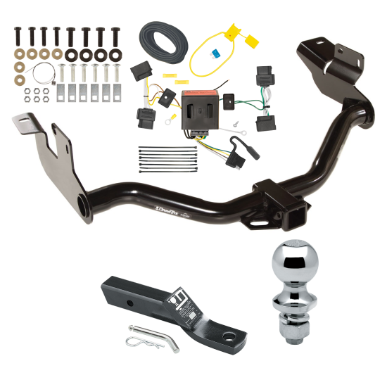 Trailer Tow Hitch For 08-12 Ford Escape Mazda Tribute 05-11 Mercury Mariner Complete Package w/ Wiring and 1-7/8" Ball