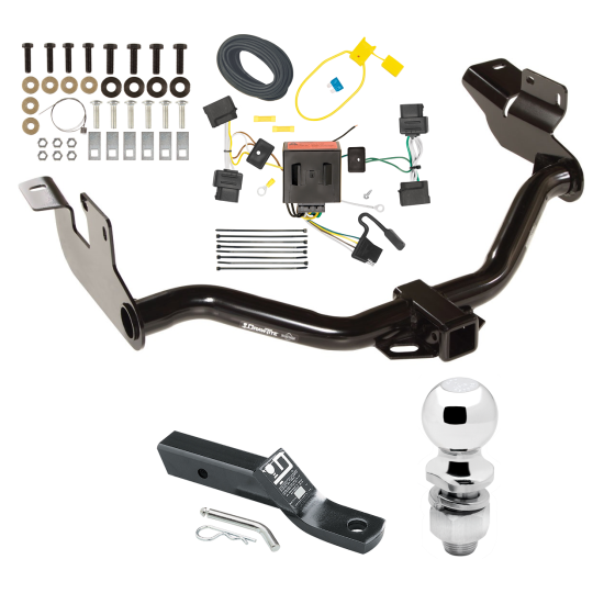 Trailer Tow Hitch For 08-12 Ford Escape Mazda Tribute 05-11 Mercury Mariner Complete Package w/ Wiring and 2" Ball