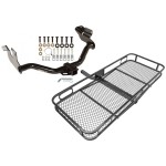 Trailer Tow Hitch For 05-12 Ford Escape Mazda Tribute Mercury Mariner Basket Cargo Carrier Platform w/ Hitch Pin