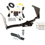 Trailer Tow Hitch For 13-16 Ford Escape Complete Package w/ Wiring and 1-7/8" Ball