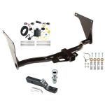 Trailer Tow Hitch For 17-18 Ford Escape Complete Package w/ Wiring and 1-7/8" Ball