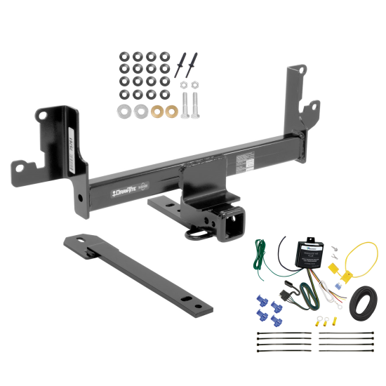Trailer Tow Hitch For 13-15 BMW X1 w/Panoramic Moonroof w/ Wiring Harness Kit