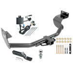 Trailer Tow Hitch For 14-15 KIA Sorento w/ V6 Engine Complete Package w/ Wiring and 1-7/8" Ball