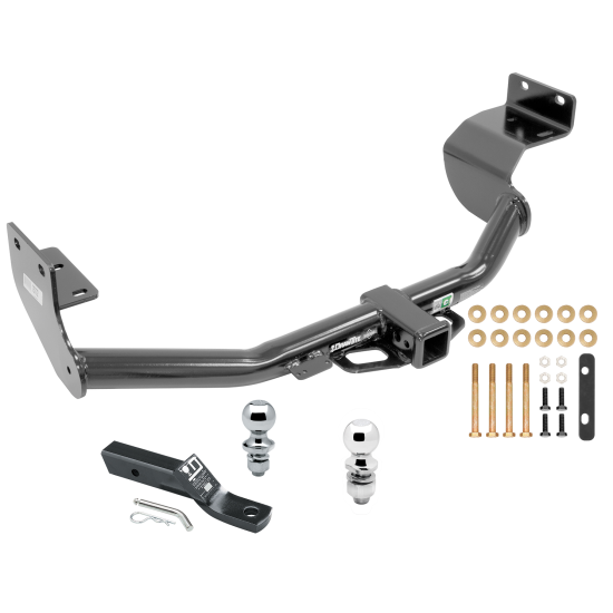 Trailer Tow Hitch For 13-18 Hyundai Santa Fe Sport 14-15 KIA Sorento Receiver w/ 1-7/8" and 2" Ball