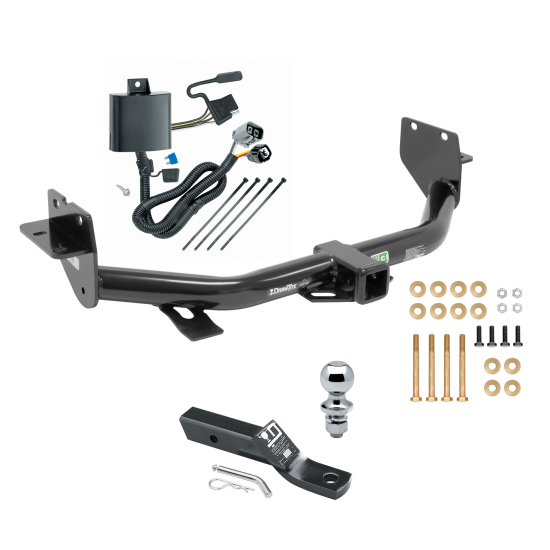 Trailer Tow Hitch For 13-18 Hyundai Santa Fe 6/7 Passenger 2019 XL ONLY Complete Package w/ Wiring and 1-7/8" Ball