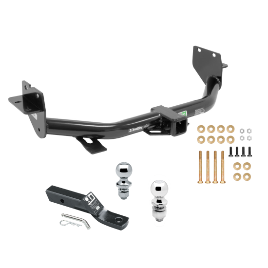 Trailer Tow Hitch For 13-18 Hyundai Santa Fe 6/7 Passenger 2019 XL ONLY Receiver w/ 1-7/8" and 2" Ball